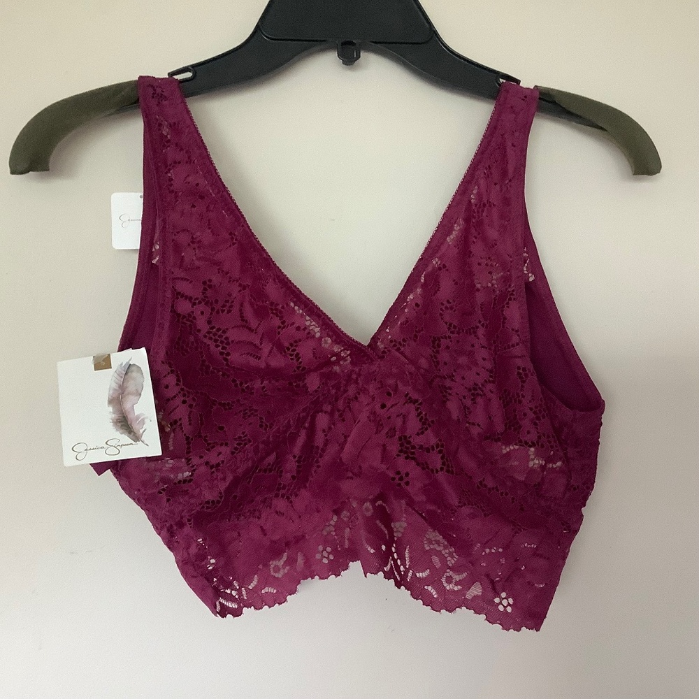 NWT JESSICA SIMPSON Lace Padded Bra
